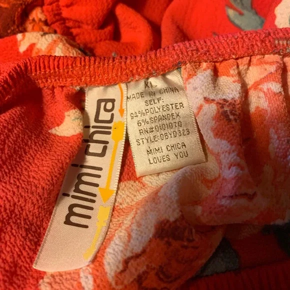 Mimi Chica Off the Shoulder Maxi Dress By Nordstrom 
Size XL - Picture 12 of 12